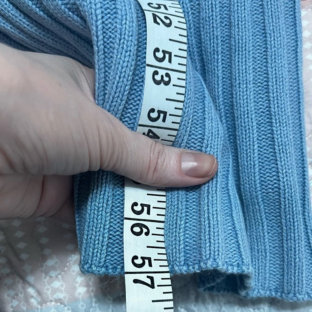 Free People Elodie Maxi Dress In Blue small oversized knit - Picture 12 of 13